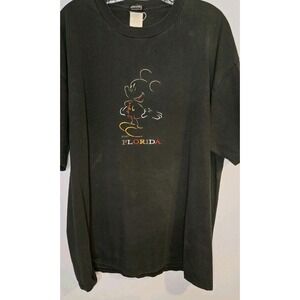 Disney XL Vintage Mickey Mouse Florida Tshirt 90sY2K Minimalist Magic Kingdom